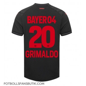 Bayer Leverkusen Alejandro Grimaldo #20 Replika Hemmatröja 2023-24 Kortärmad